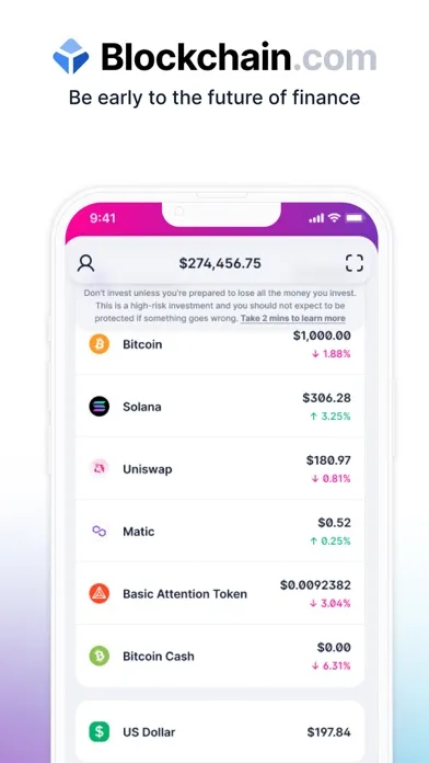Blockchain: Buy Bitcoin screenshot 1