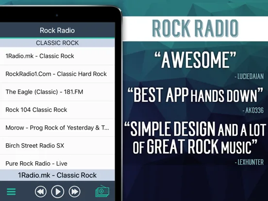 Rock Radio: Streaming Music screenshot 4