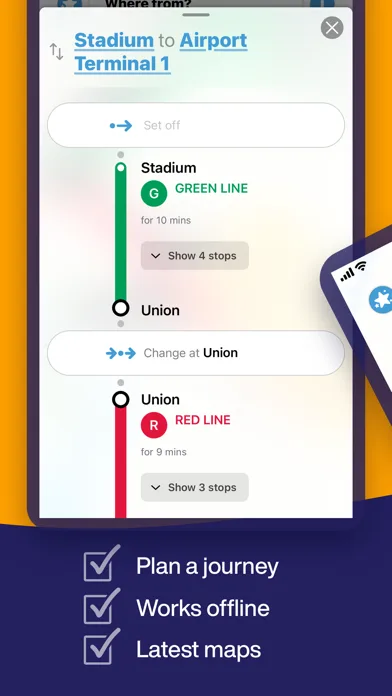 Dubai Metro Interactive Map screenshot 3