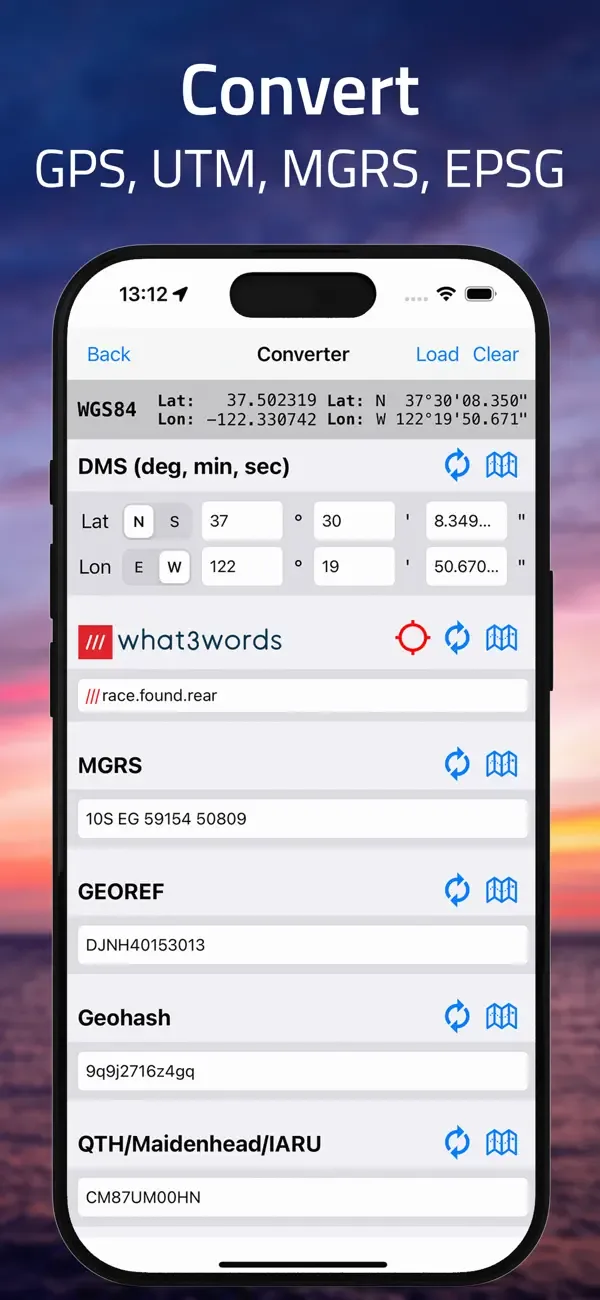 Coordinates – GPS Converter screenshot 3