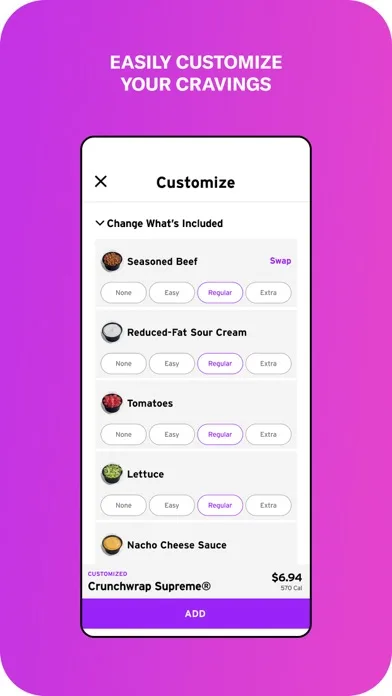Taco Bell Fast Food & Delivery screenshot 5