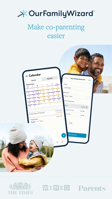 OurFamilyWizard Co-Parent App screenshot 1