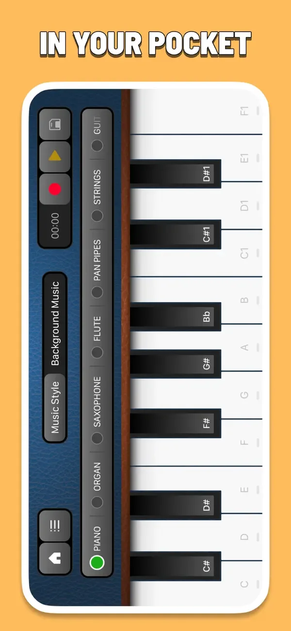 Virtual Piano + screenshot 1