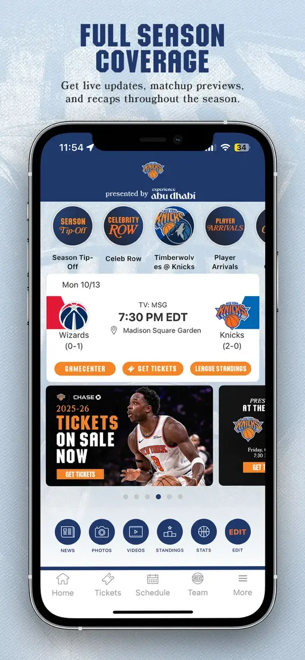 New York Knicks Official App screenshot 3