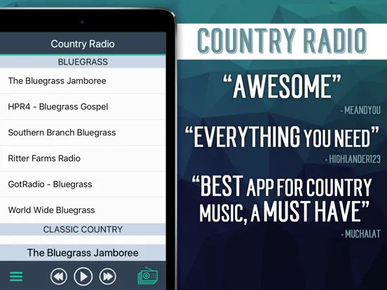 Country Radio: Streaming Music screenshot 4