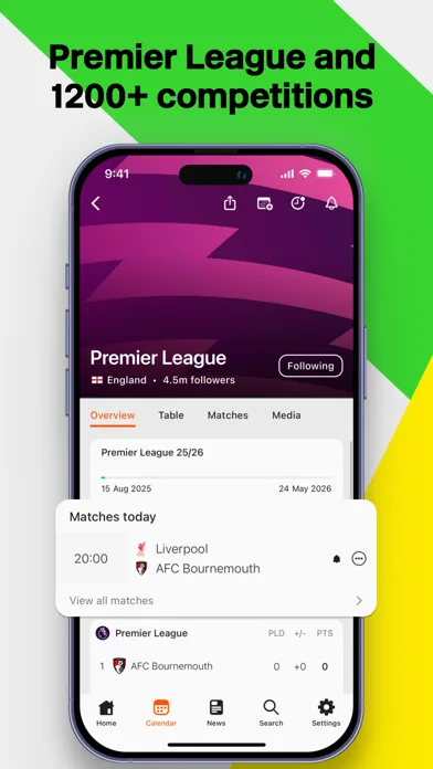 Forza Football - Live Scores screenshot 1