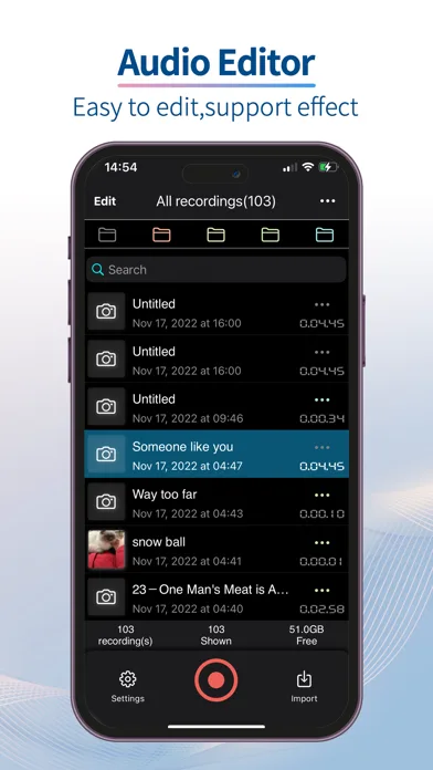 Recorder Plus - Audio Editor screenshot 2