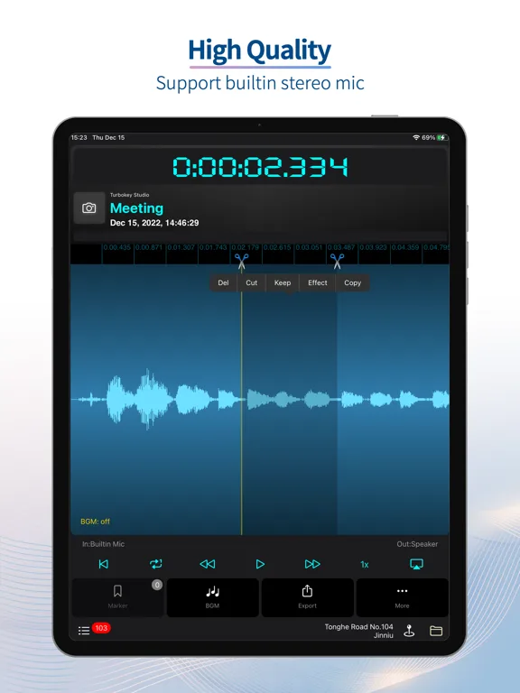 Recorder Plus - Audio Editor screenshot 4