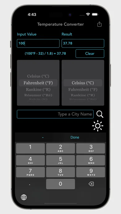 Digital Temperature Converter screenshot 2