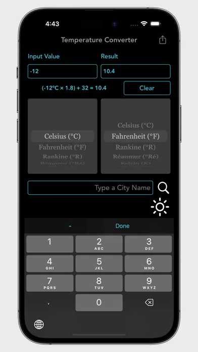 Digital Temperature Converter screenshot 3