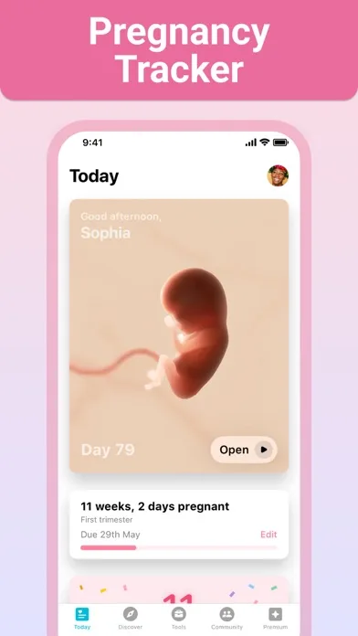 Pregnancy + | Tracker App screenshot 1