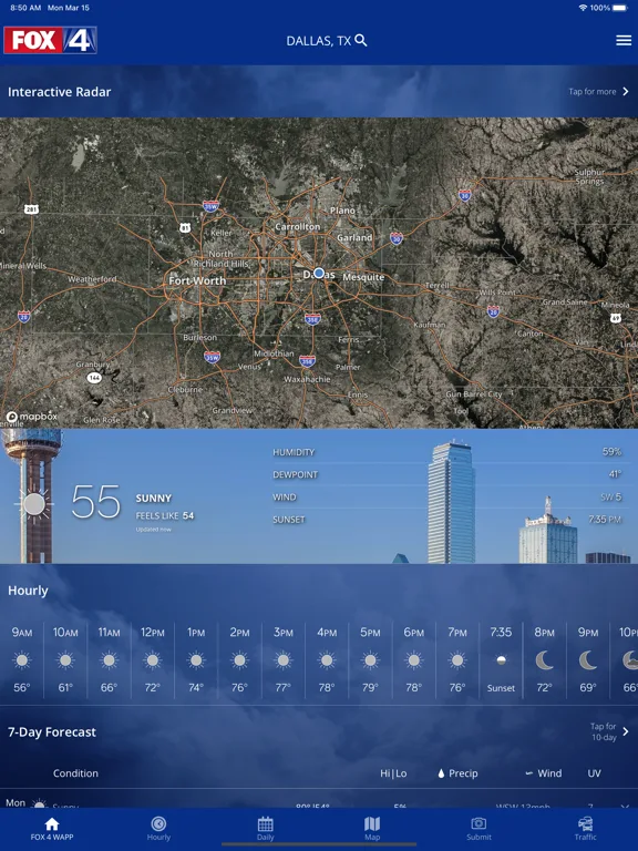 FOX 4 Dallas-FTW: Weather screenshot 4