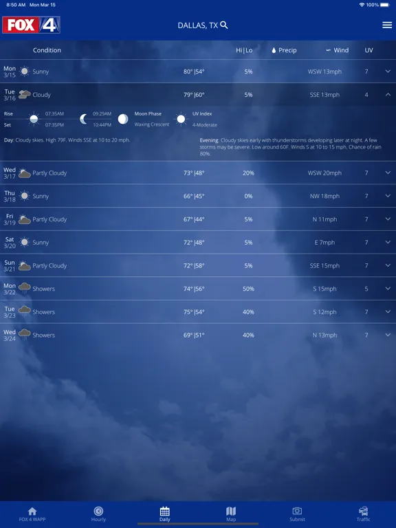 FOX 4 Dallas-FTW: Weather screenshot 5