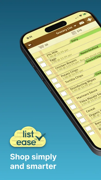 List Ease: Shared Grocery List screenshot 1