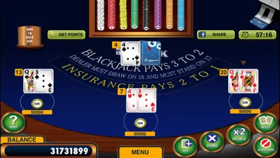Blackjack 21 + Free Casino-style Blackjack game screenshot 1