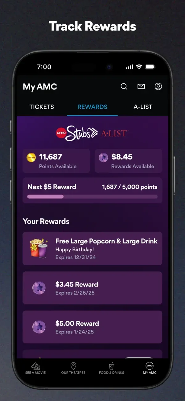 AMC Theatres: Movies & More screenshot 5