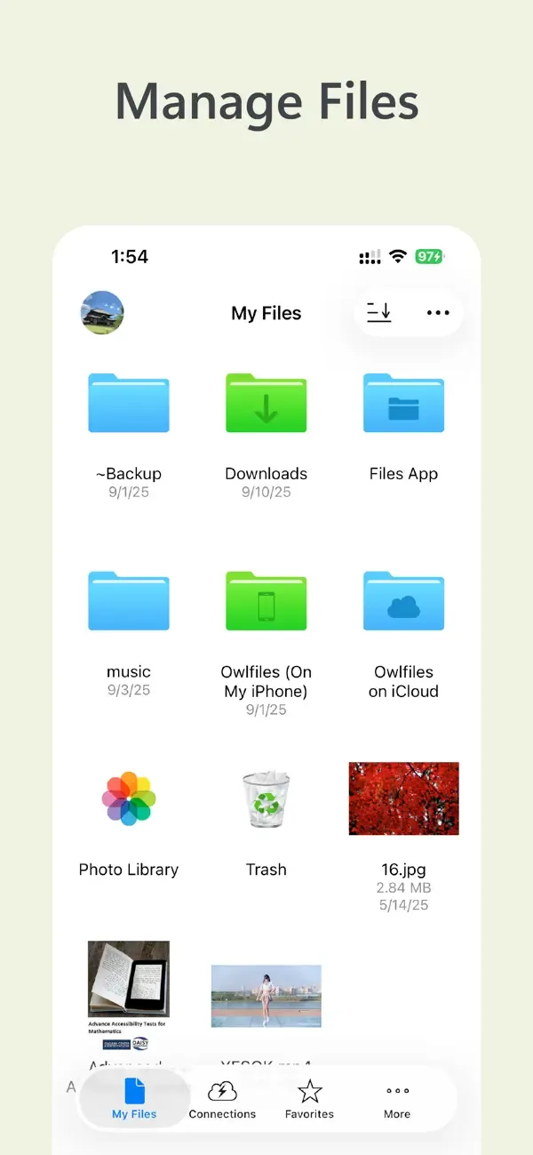 Owlfiles - File Manager screenshot 1