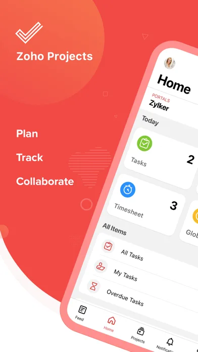Zoho Projects Work Management screenshot 1