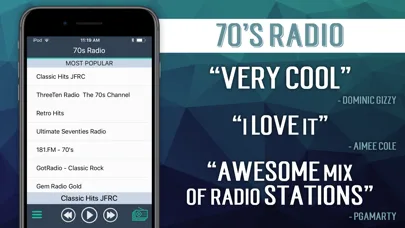 70s Radio+ screenshot 2
