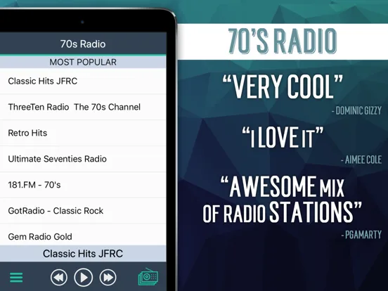 70s Radio+ screenshot 4