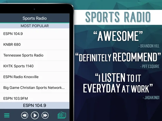 Sports Radio+ screenshot 4