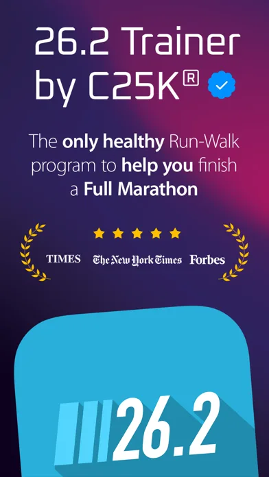 Marathon 26.2 Trainer by C25K® screenshot 1