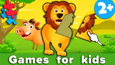 Savanna Animal Puzzle for Kids screenshot 1