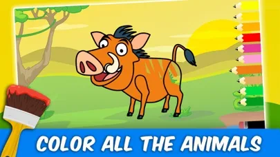 Savanna Animal Puzzle for Kids screenshot 2