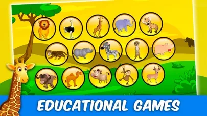 Savanna Animal Puzzle for Kids screenshot 5