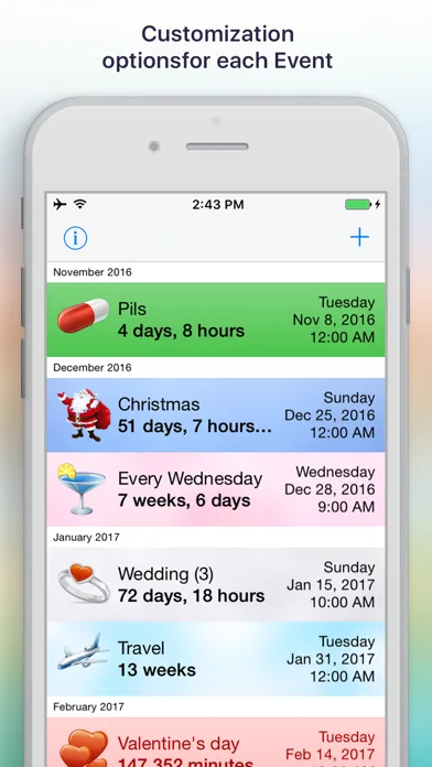 Reminder & Countdown Pro screenshot 1