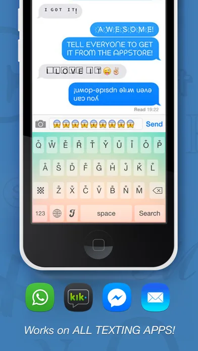 Symbolizer Fonts Keyboard with Fancy Emoji Symbols for Facebook and Instagram screenshot 3