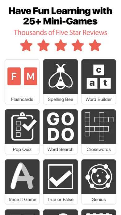Bitsboard Flashcards & Games screenshot 1