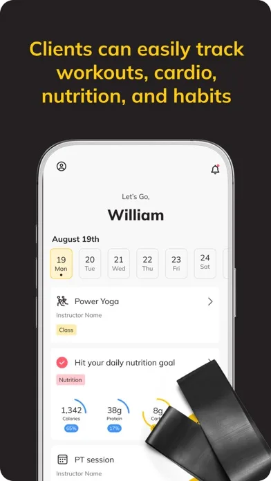 Fitness App (ABC Trainerize) screenshot 2