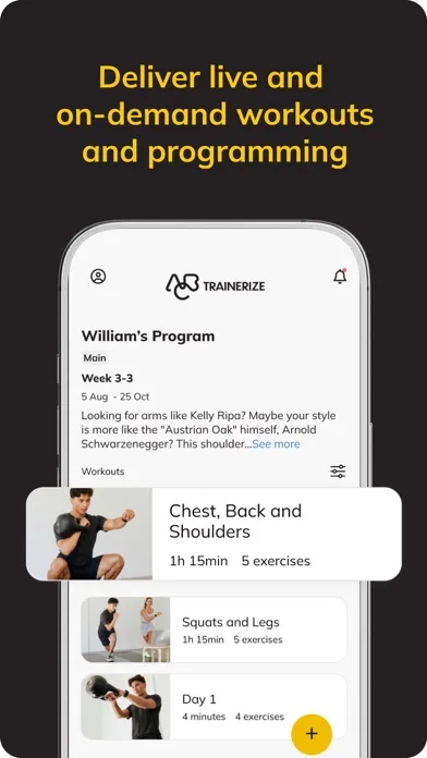 Fitness App (ABC Trainerize) screenshot 3