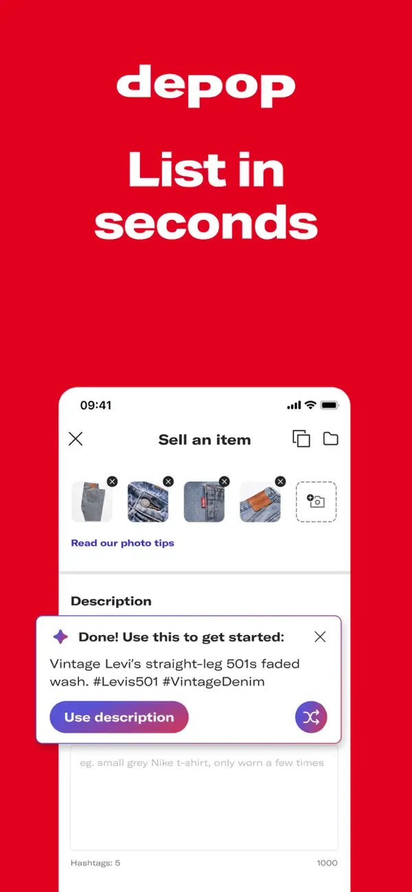 Depop - Buy & Sell Clothes screenshot 2