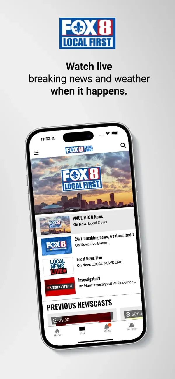 FOX 8 WVUE Mobile screenshot 1