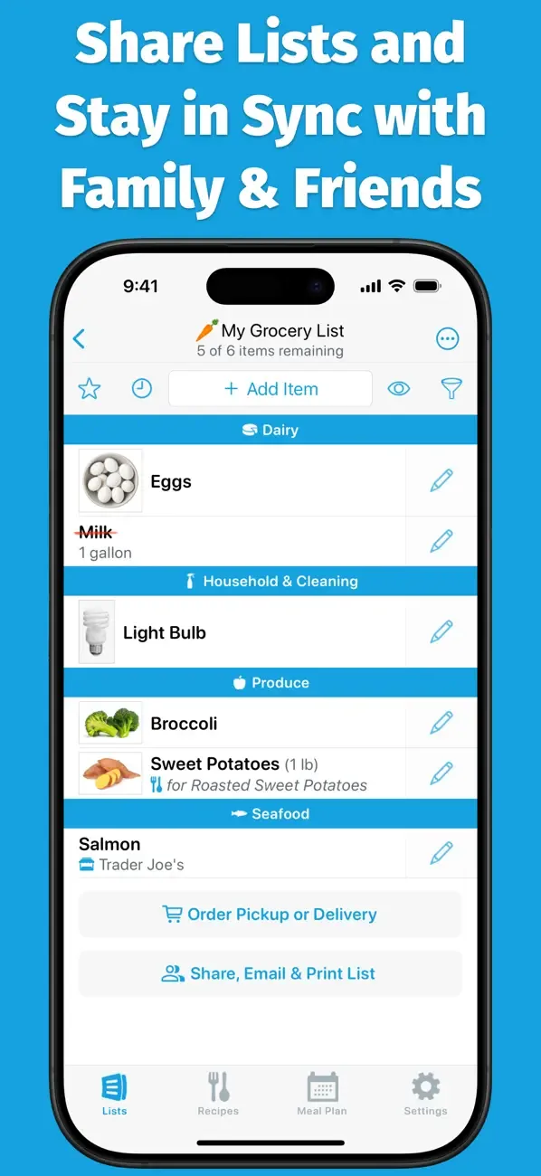 AnyList: Grocery Shopping List screenshot 1