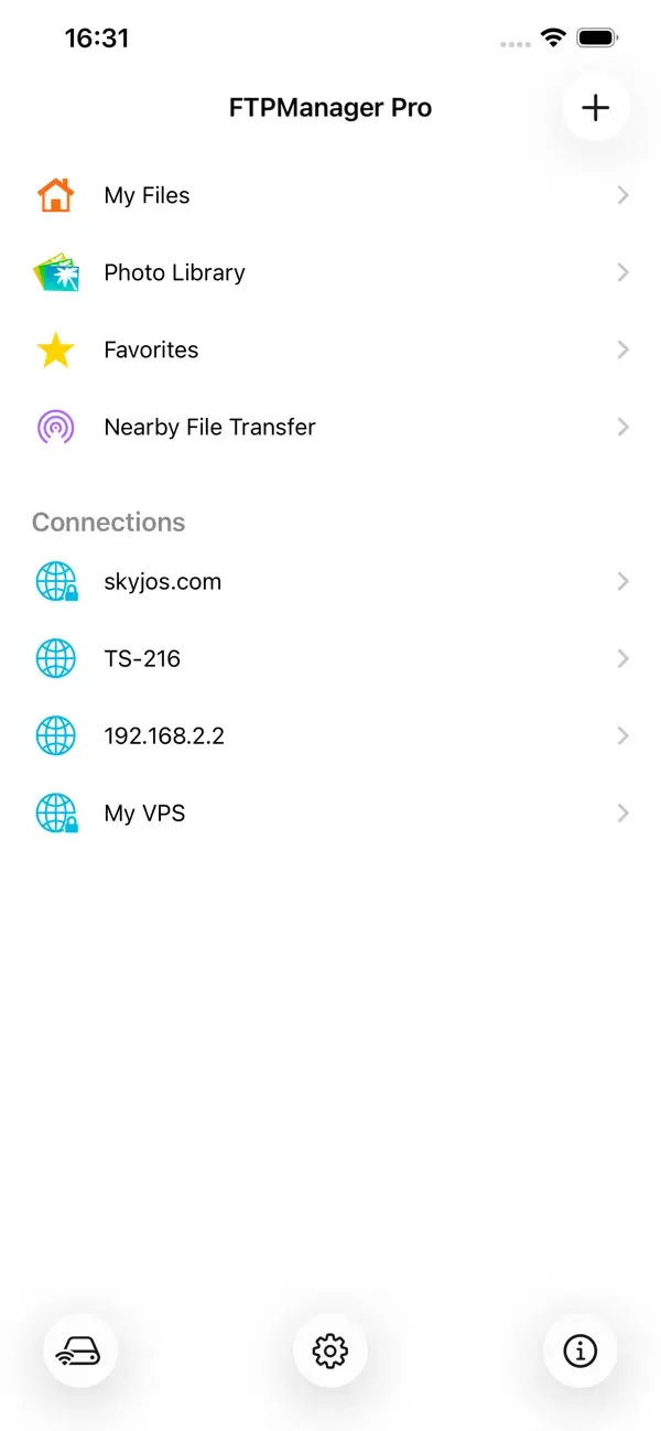 FTPManager Pro screenshot 1