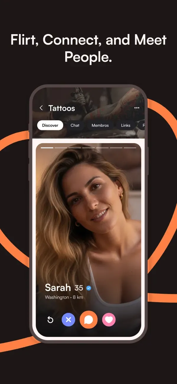 Jaumo Dating App: Flirt & Chat screenshot 3