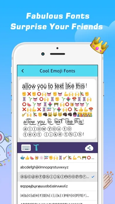 Emoji Free – Emoticons Art and Cool Fonts Keyboard screenshot 5
