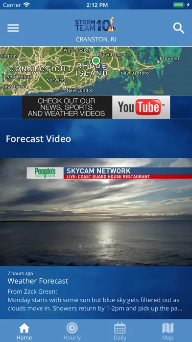 WJAR Radar screenshot 2
