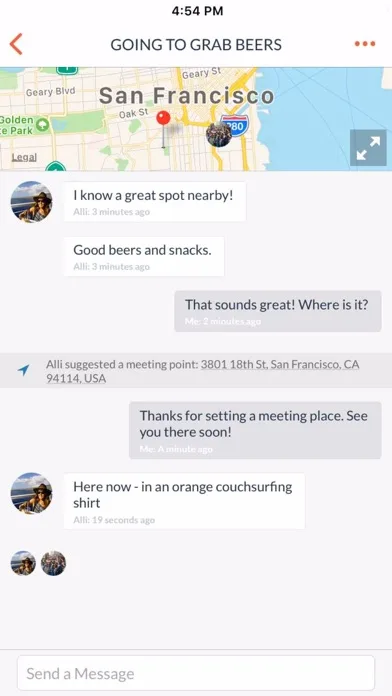 Couchsurfing Travel App screenshot 5