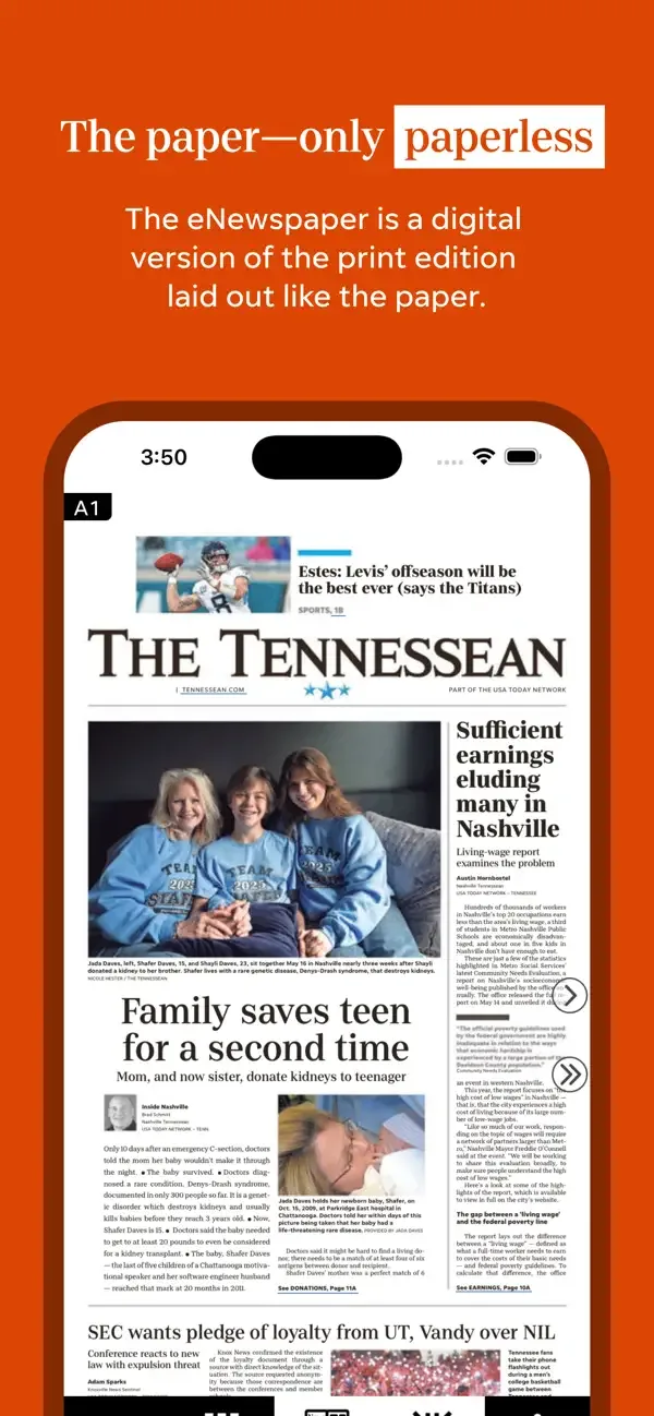 Tennessean: News & eNewspaper screenshot 3