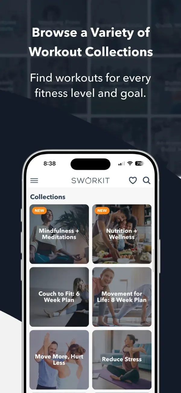 Sworkit Fitness & Wellness App screenshot 4