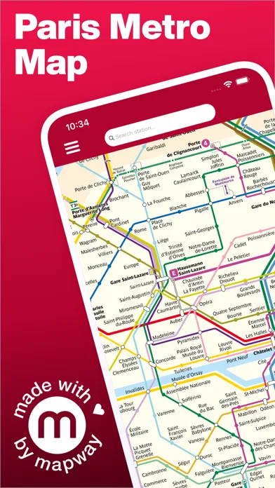 Paris Metro Map and Routes screenshot 1