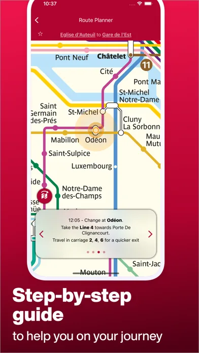 Paris Metro Map and Routes screenshot 3