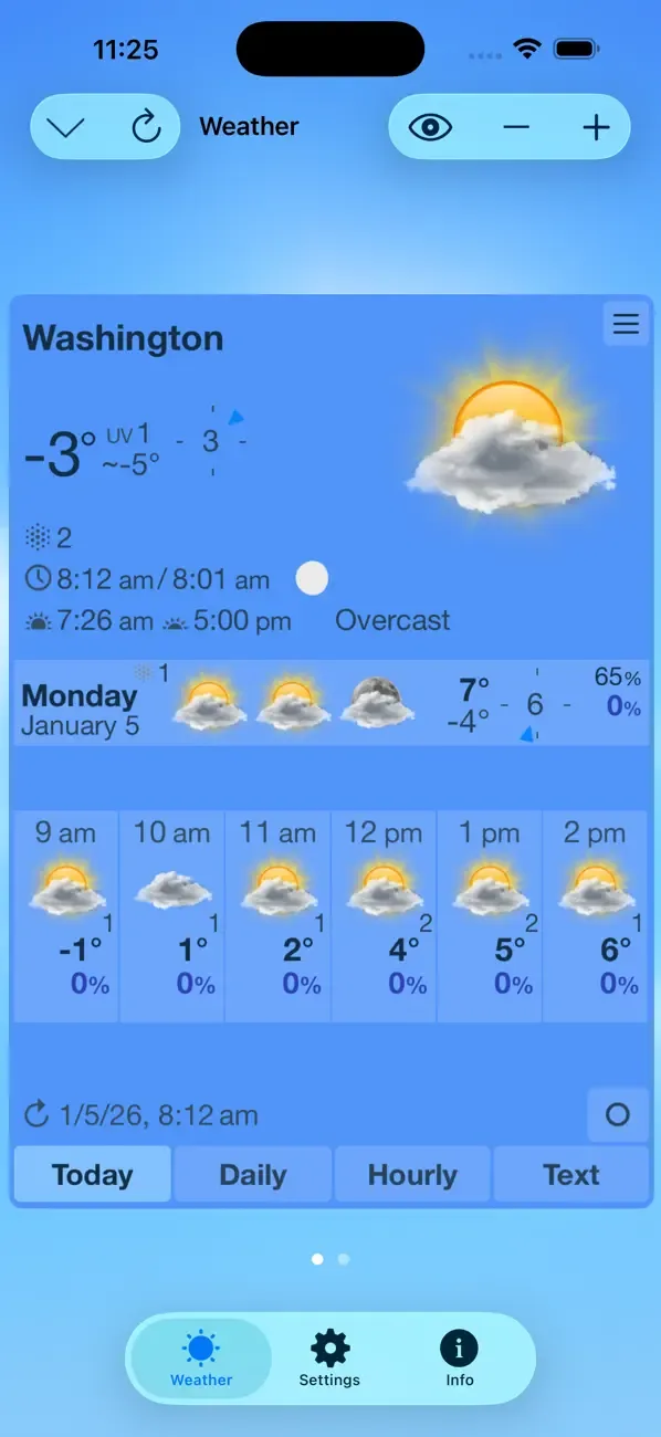 ClassicWeather screenshot 1