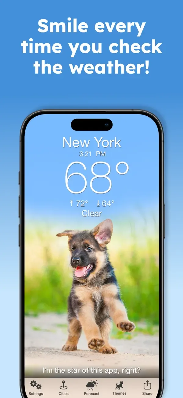 Weather Puppy Forecast + Radar screenshot 1