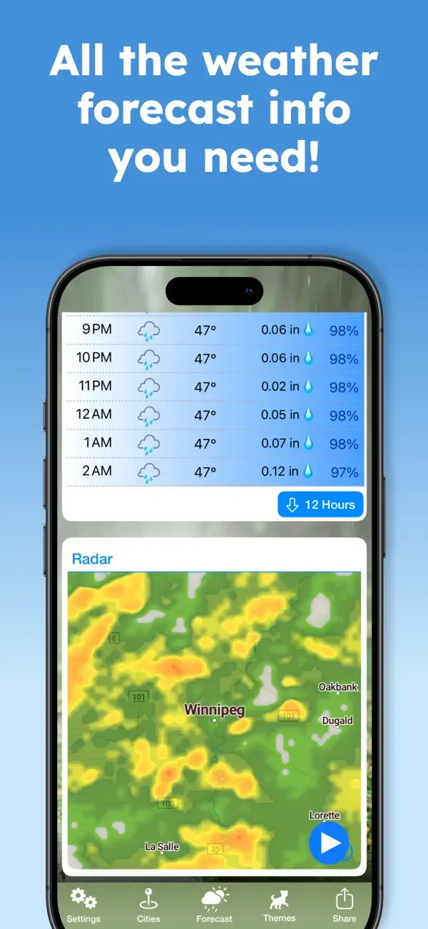Weather Puppy Forecast + Radar screenshot 3