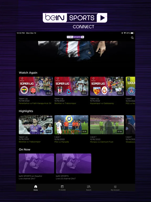 beIN SPORTS CONNECT screenshot 5